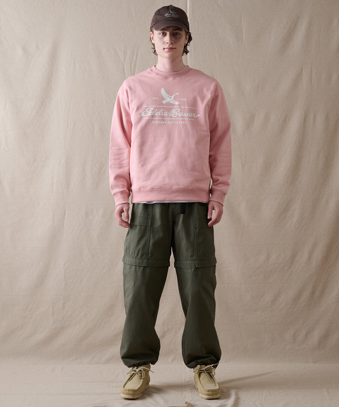 クラシックロゴプリント クルースウェット/CLASSIC LOGO PRINT  CREW