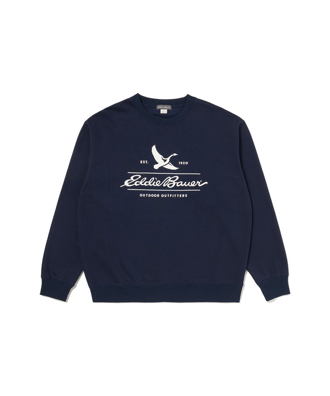クラシックロゴプリント クルースウェット/CLASSIC LOGO PRINT  CREW