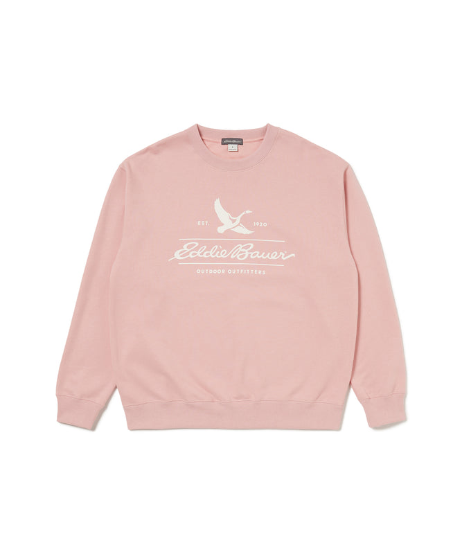クラシックロゴプリント クルースウェット/CLASSIC LOGO PRINT  CREW