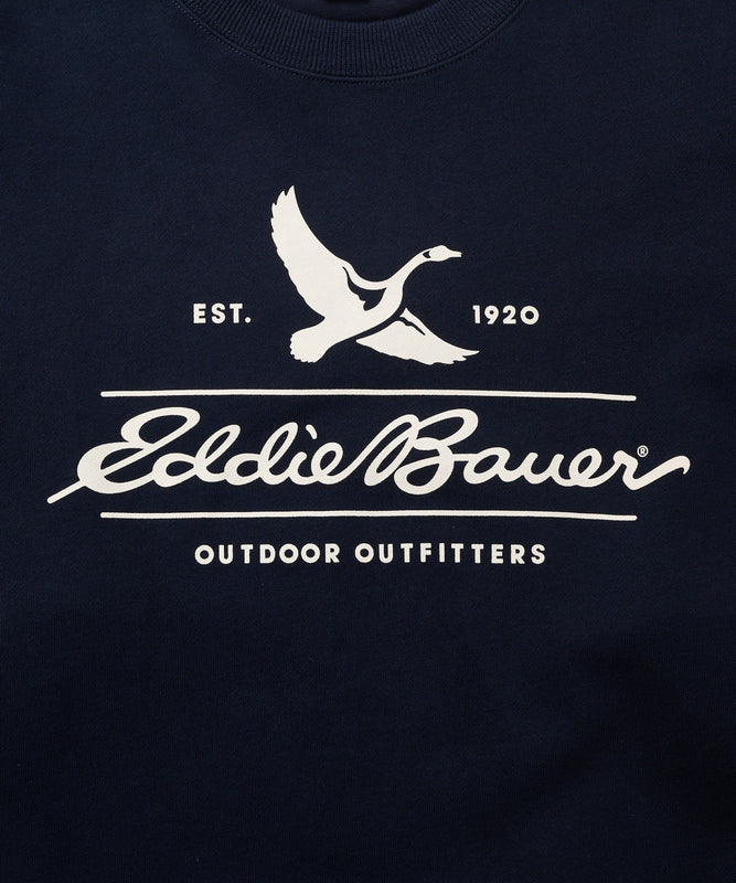 クラシックロゴプリント クルースウェット/CLASSIC LOGO PRINT  CREW