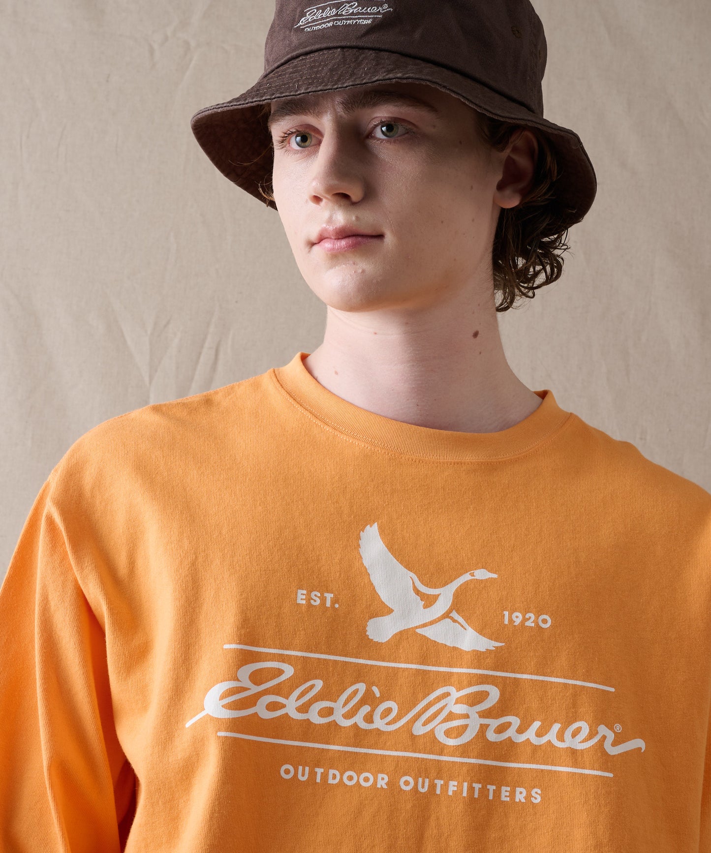 クラシックロゴプリント 長袖Tシャツ/CLASSIC LOGO PRINT LS TEE