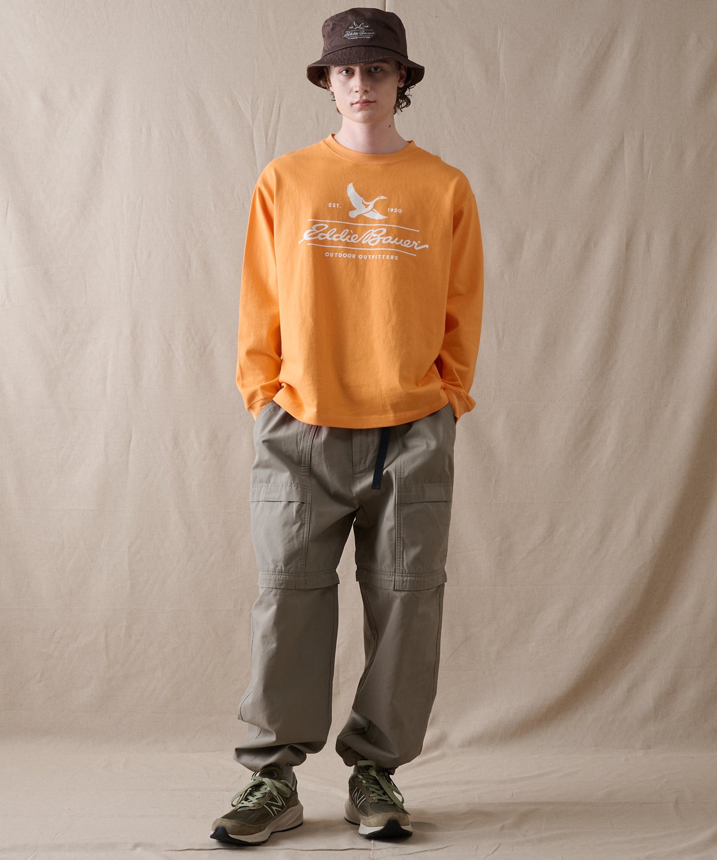 クラシックロゴプリント 長袖Tシャツ/CLASSIC LOGO PRINT LS TEE