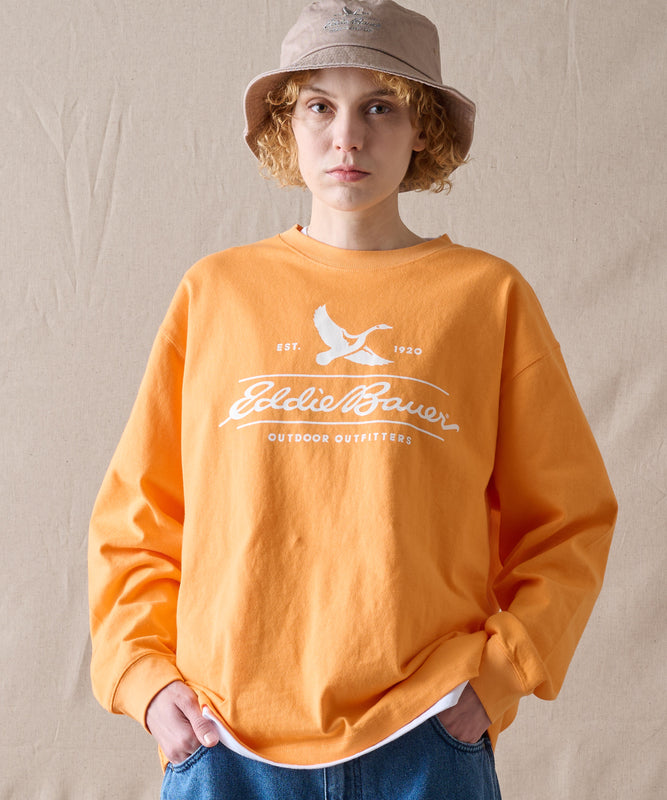 クラシックロゴプリント 長袖Tシャツ/CLASSIC LOGO PRINT LS TEE