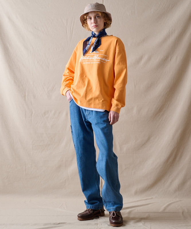 クラシックロゴプリント 長袖Tシャツ/CLASSIC LOGO PRINT LS TEE