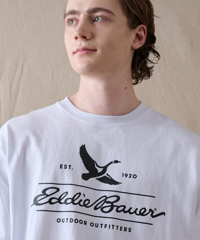 クラシックロゴプリント 長袖Tシャツ/CLASSIC LOGO PRINT LS TEE