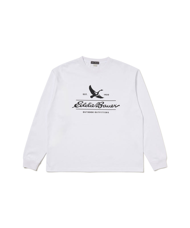 クラシックロゴプリント 長袖Tシャツ/CLASSIC LOGO PRINT LS TEE