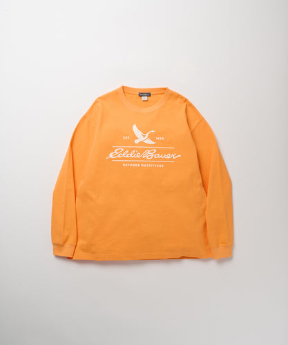 【ポイントUP対象】クラシックロゴプリント 長袖Tシャツ/CLASSIC LOGO PRINT LS TEE
