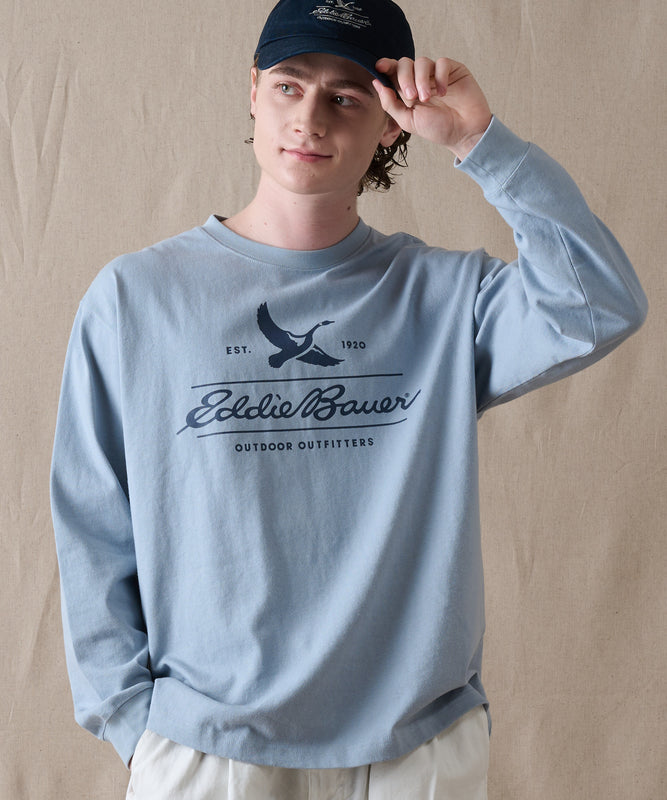 クラシックロゴプリント 長袖Tシャツ/CLASSIC LOGO PRINT LS TEE