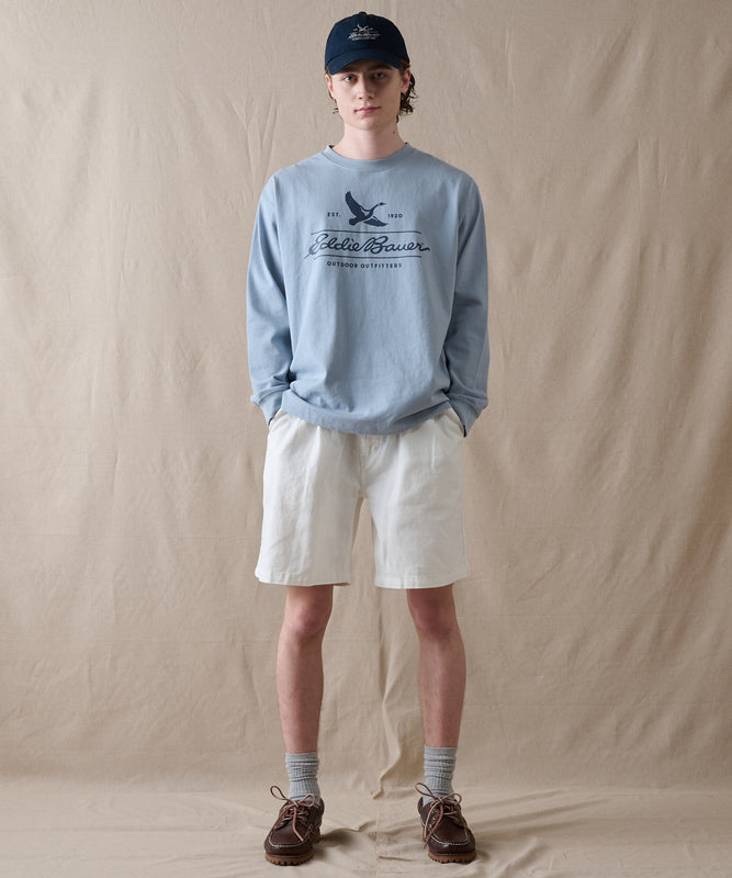 クラシックロゴプリント 長袖Tシャツ/CLASSIC LOGO PRINT LS TEE