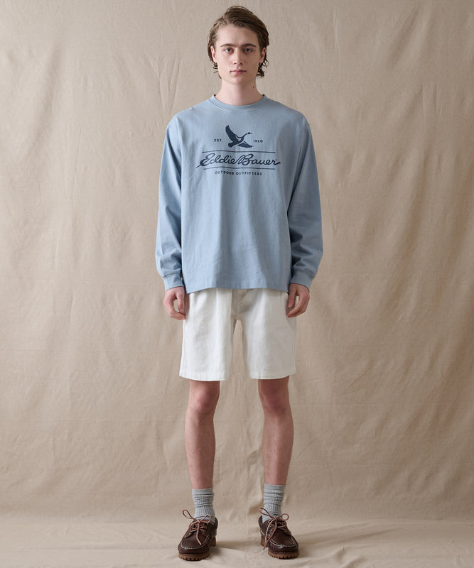 クラシックロゴプリント 長袖Tシャツ/CLASSIC LOGO PRINT LS TEE