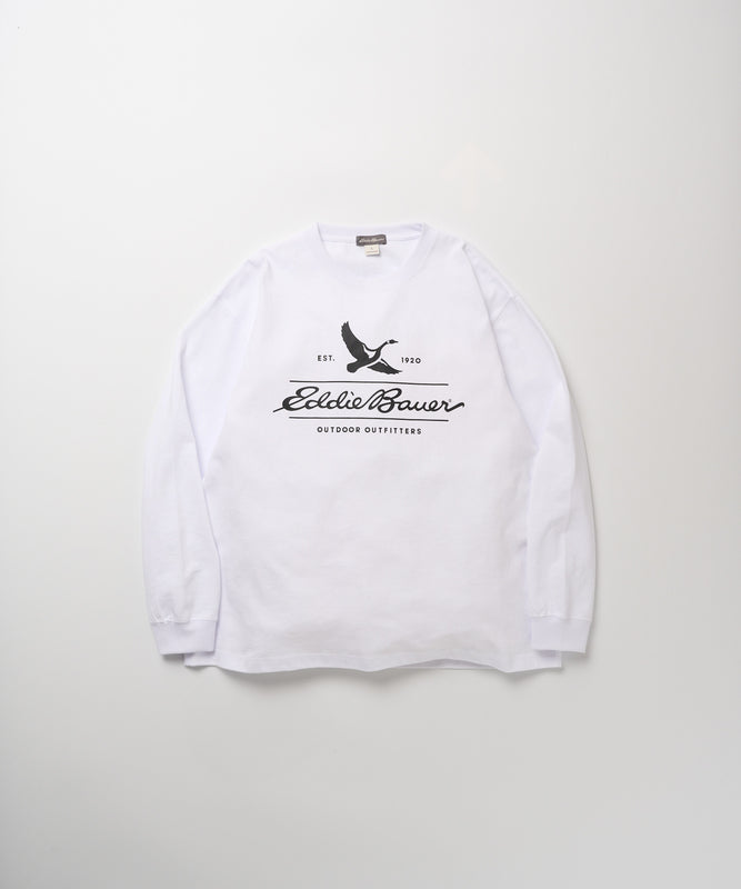 クラシックロゴプリント 長袖Tシャツ/CLASSIC LOGO PRINT LS TEE