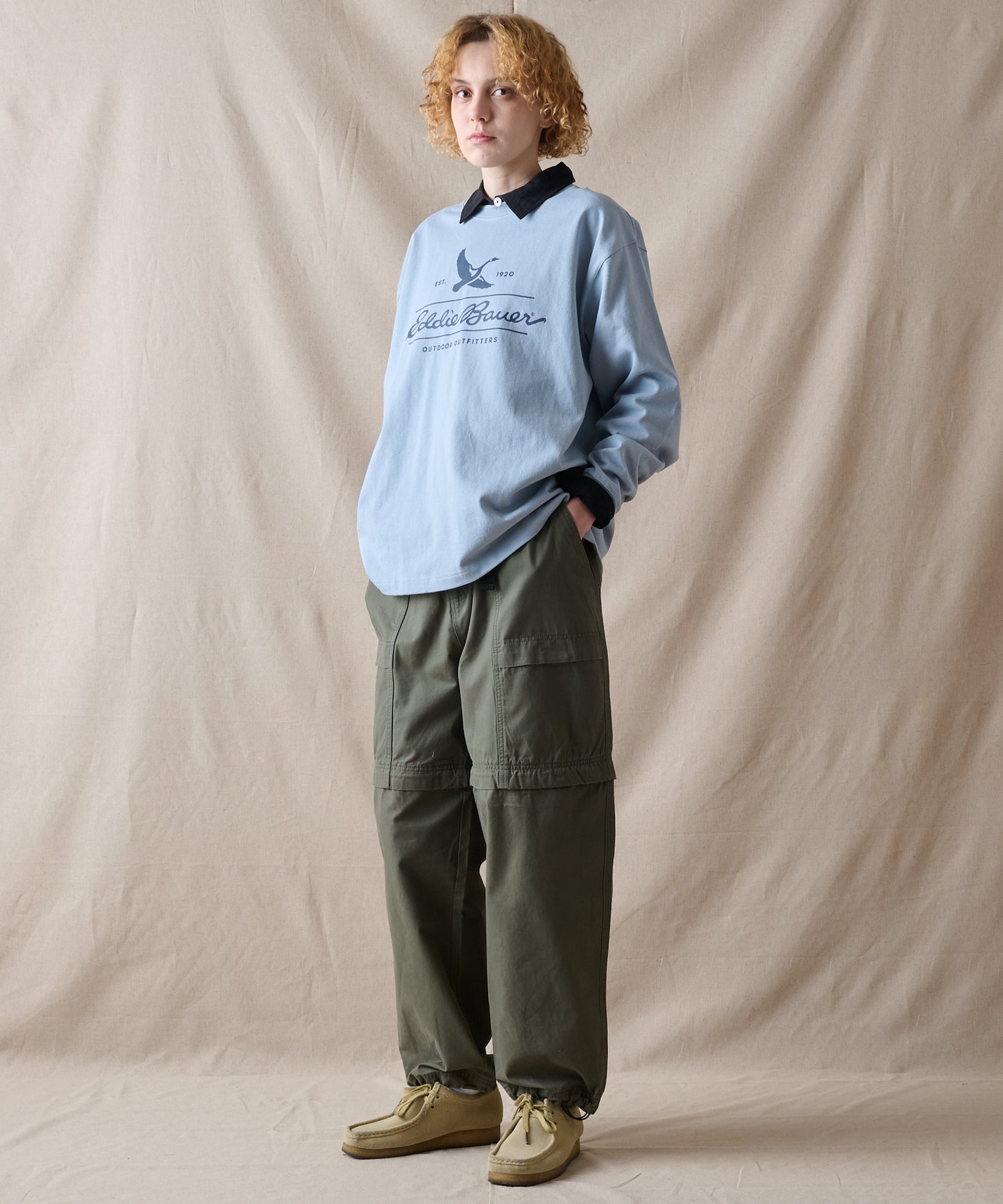 クラシックロゴプリント 長袖Tシャツ/CLASSIC LOGO PRINT LS TEE