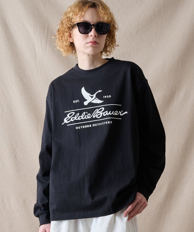 クラシックロゴプリント 長袖Tシャツ/CLASSIC LOGO PRINT LS TEE