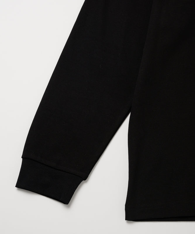 スムース モックネック 長袖Tシャツ/SMOOTH MOCK NECK LS TEE