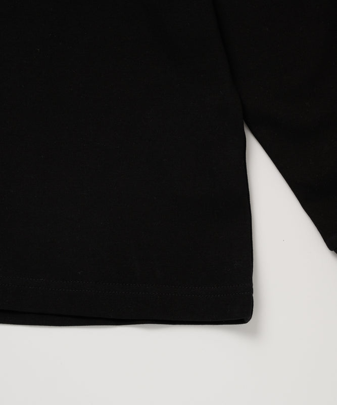 スムース モックネック 長袖Tシャツ/SMOOTH MOCK NECK LS TEE