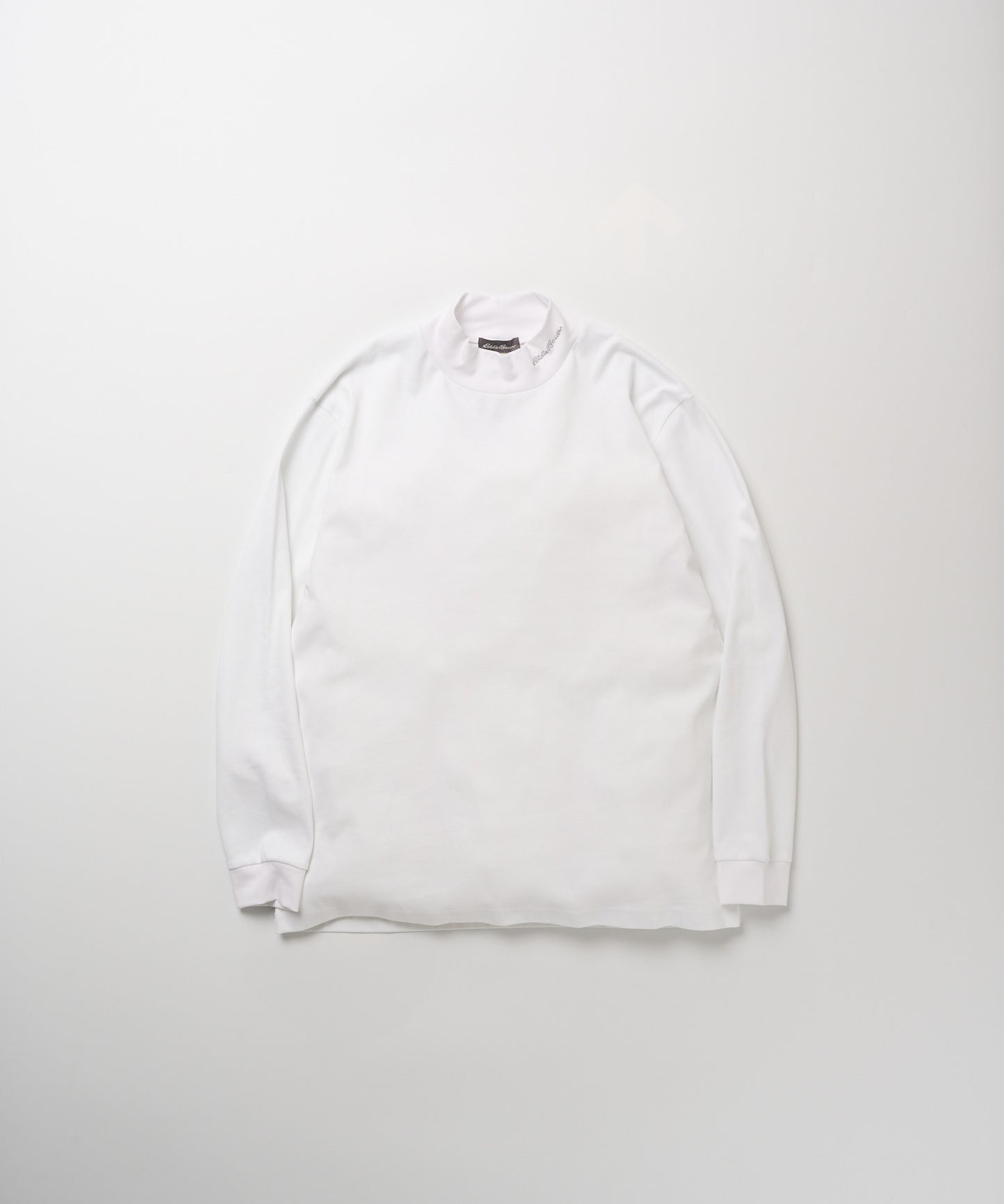 スムース モックネック 長袖Tシャツ/SMOOTH MOCK NECK LS TEE
