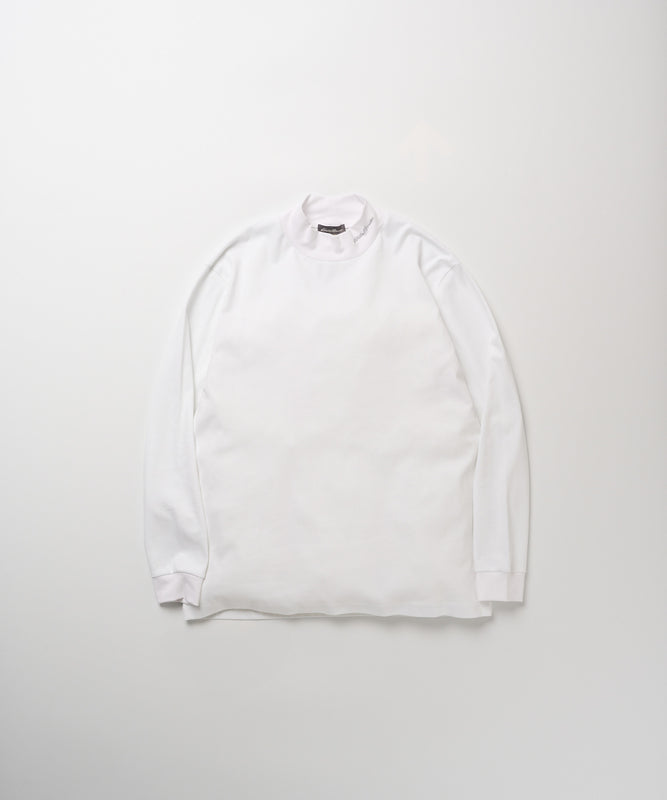 スムース モックネック 長袖Tシャツ/SMOOTH MOCK NECK LS TEE