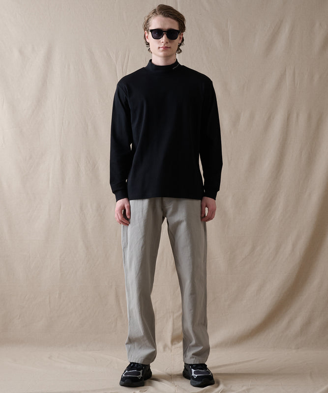 スムース モックネック 長袖Tシャツ/SMOOTH MOCK NECK LS TEE
