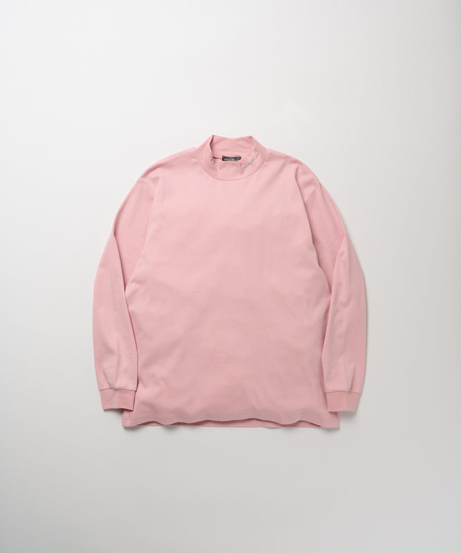 スムース モックネック 長袖Tシャツ/SMOOTH MOCK NECK LS TEE