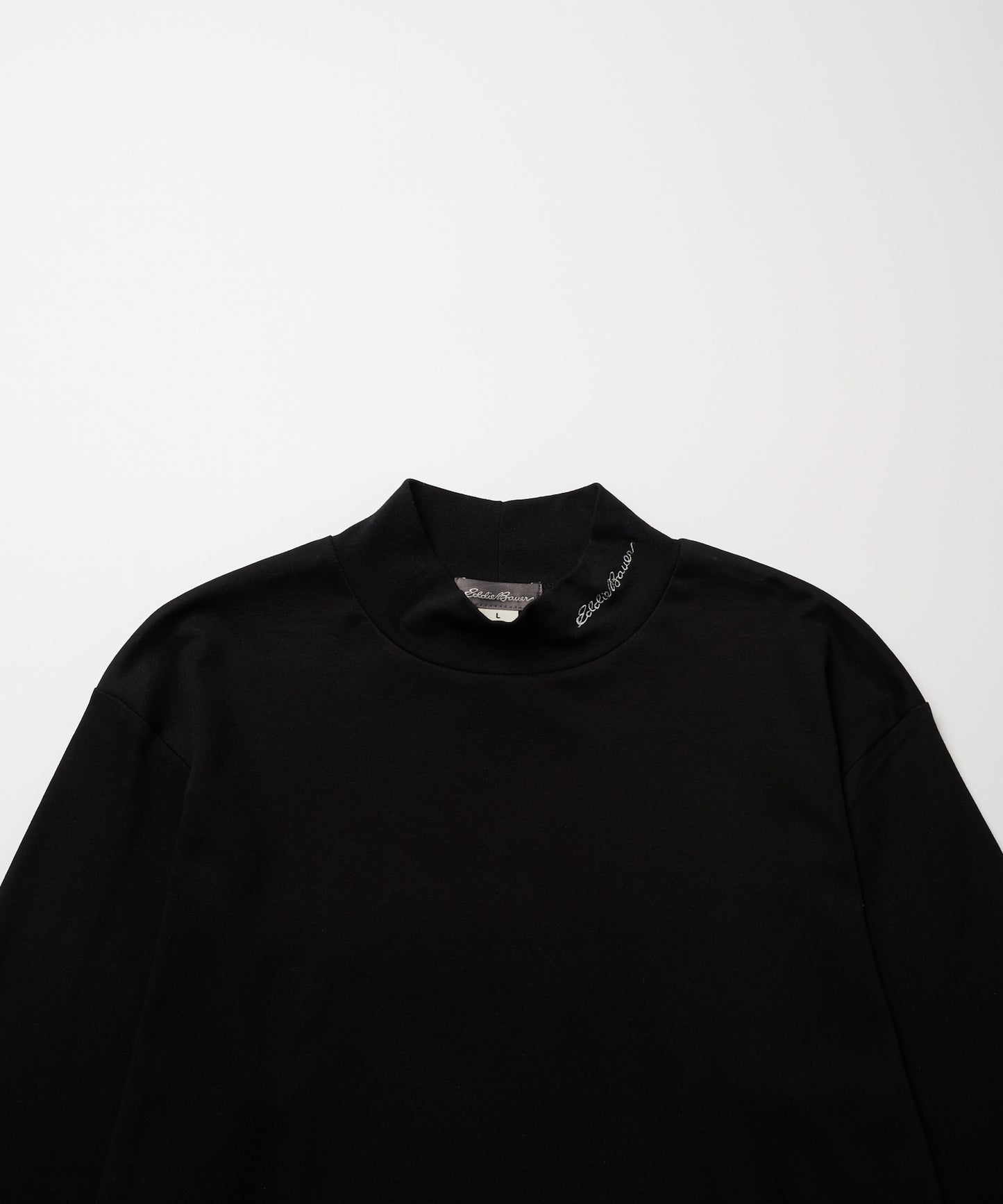 スムース モックネック 長袖Tシャツ/SMOOTH MOCK NECK LS TEE
