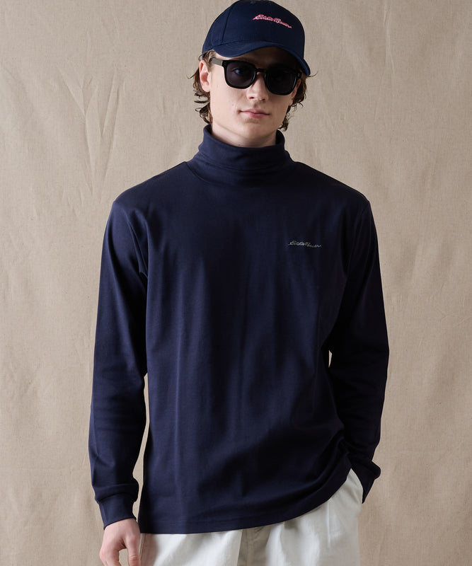 スムース タートルネック 長袖Tシャツ/SMOOTH TURTLE NECK LS TEE