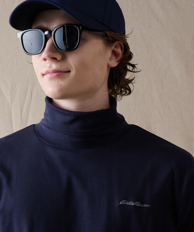 スムース タートルネック 長袖Tシャツ/SMOOTH TURTLE NECK LS TEE
