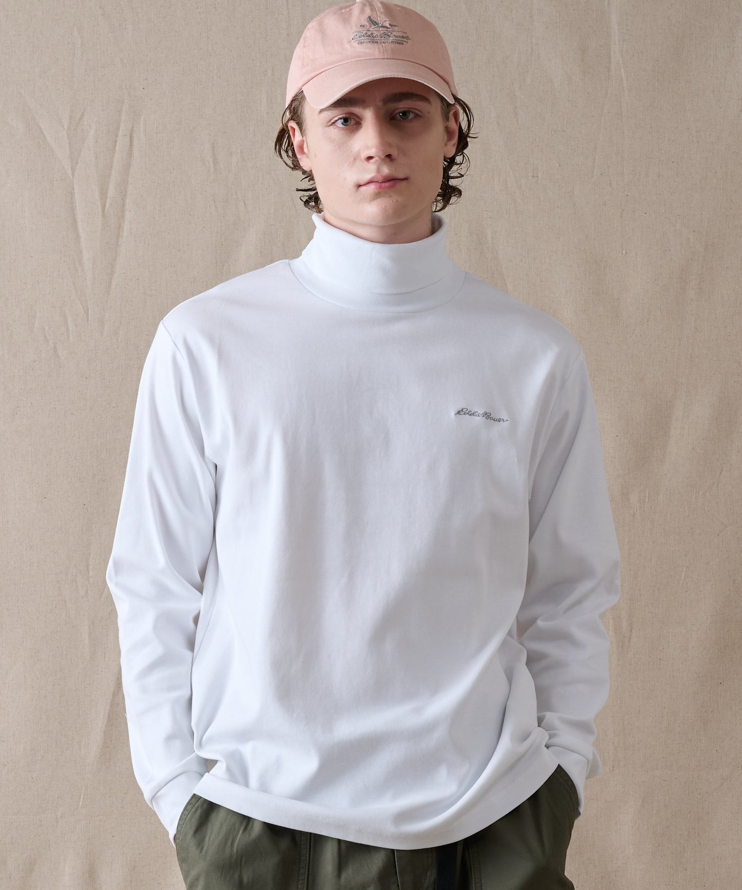 スムース タートルネック 長袖Tシャツ/SMOOTH TURTLE NECK LS TEE