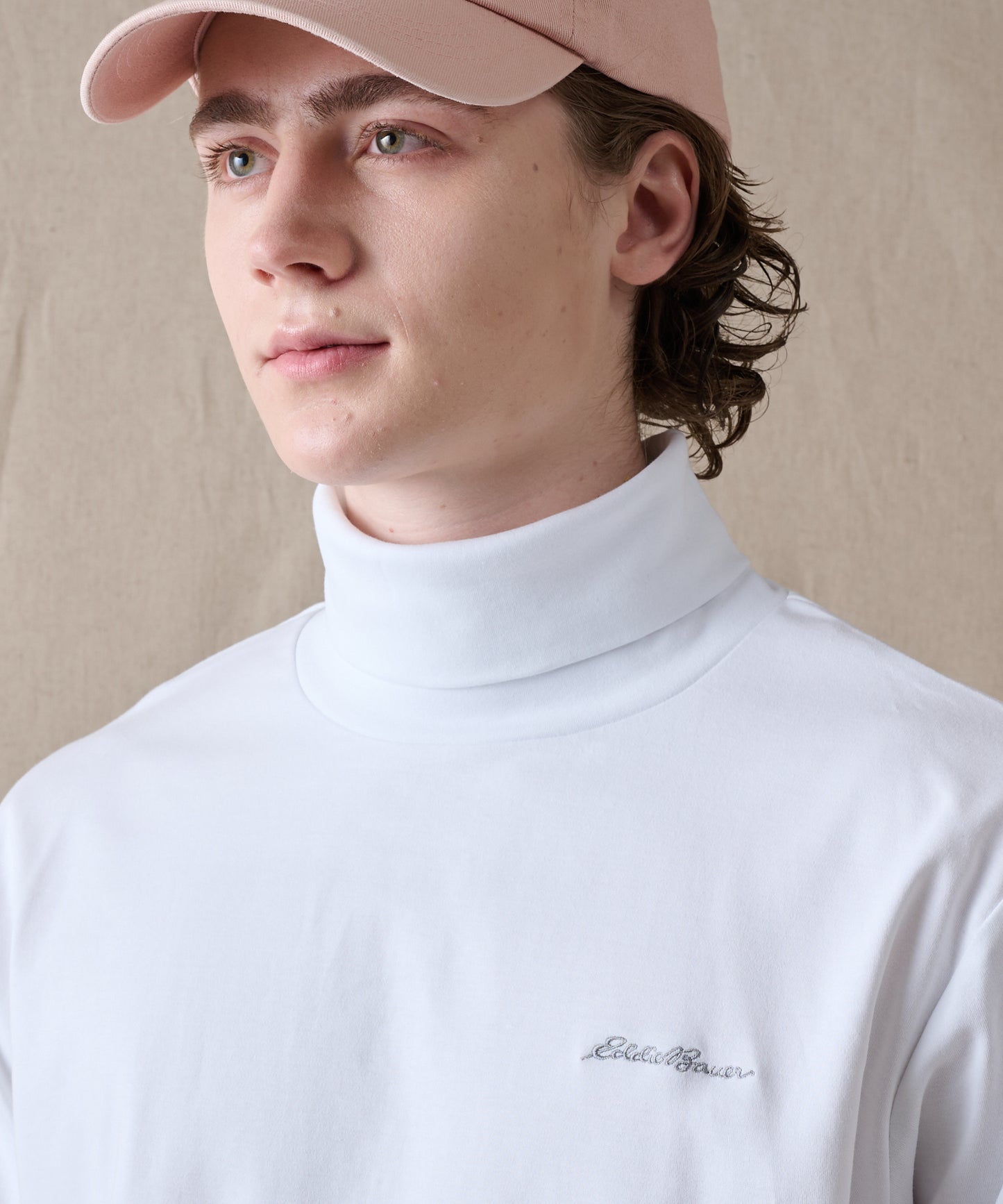 スムース タートルネック 長袖Tシャツ/SMOOTH TURTLE NECK LS TEE