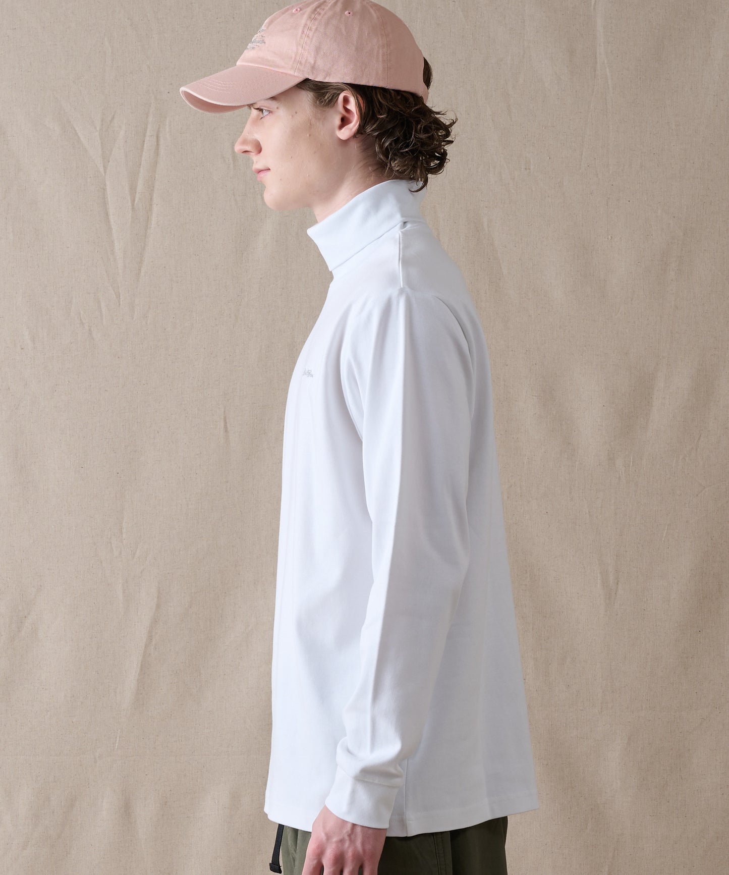 スムース タートルネック 長袖Tシャツ/SMOOTH TURTLE NECK LS TEE