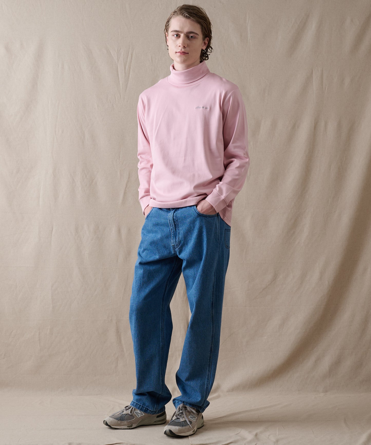 スムース タートルネック 長袖Tシャツ/SMOOTH TURTLE NECK LS TEE