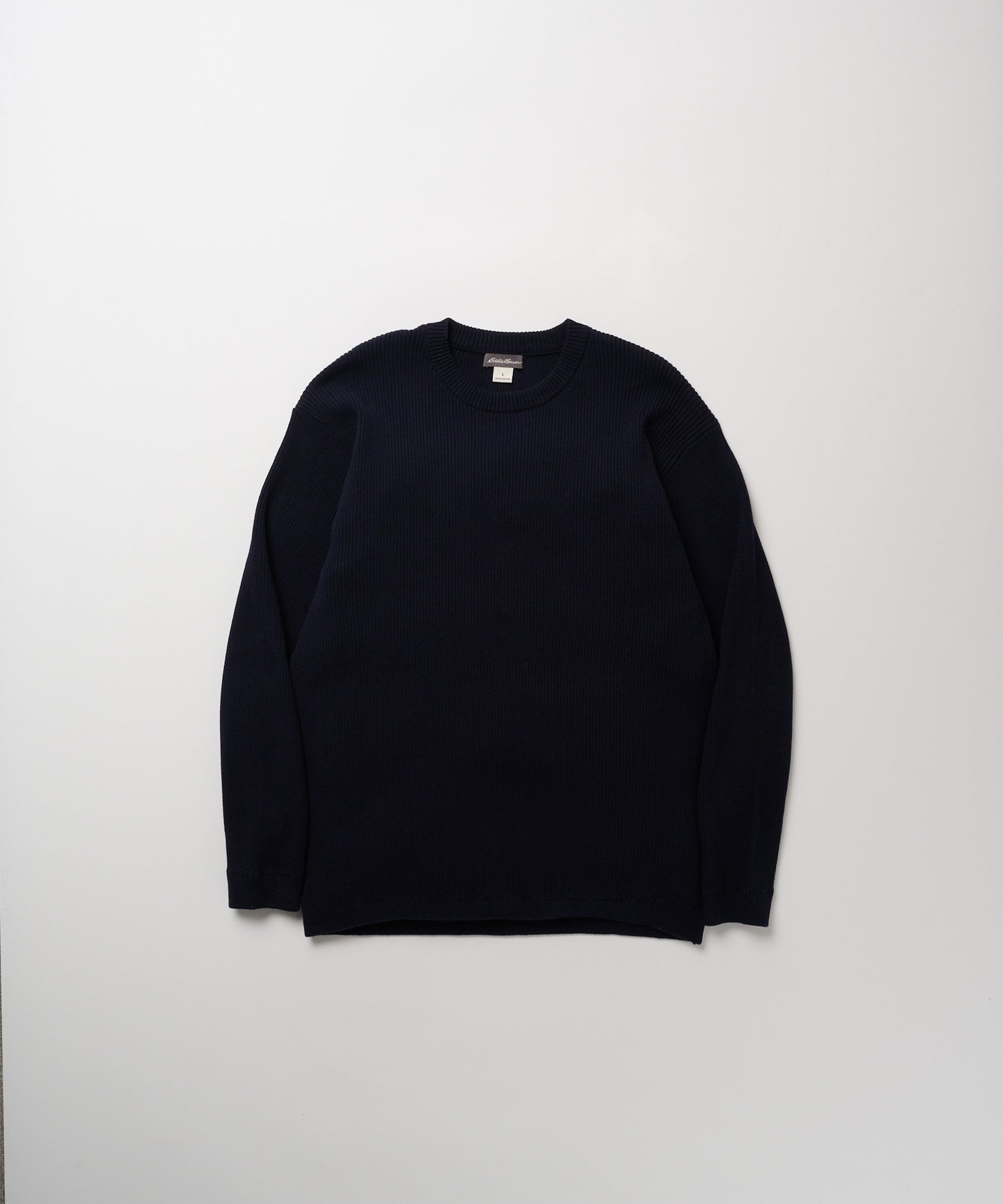 リブ クループルオーバー/RIBBED CREW