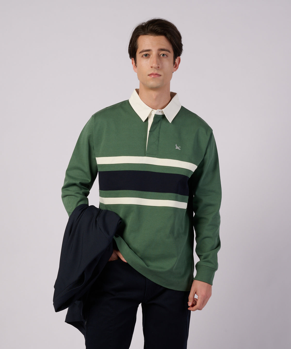 パネル ラグビーシャツ/PANEL RUGBY SHIRTS