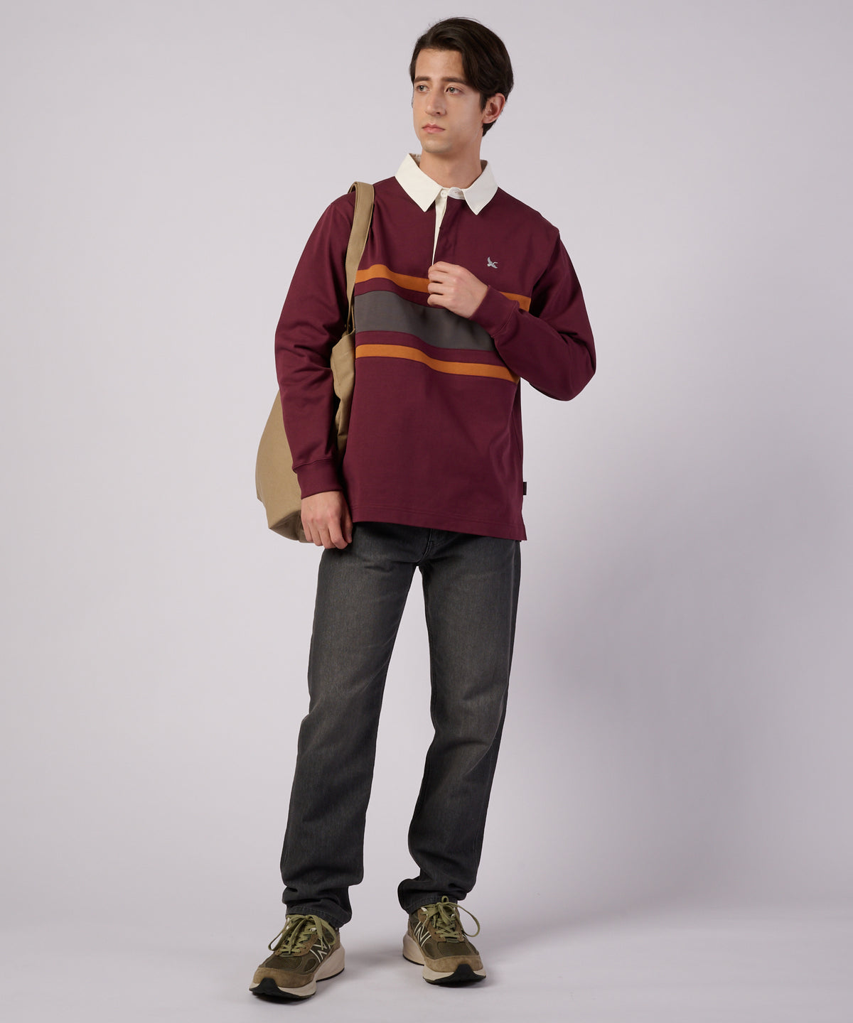 パネル ラグビーシャツ/PANEL RUGBY SHIRTS