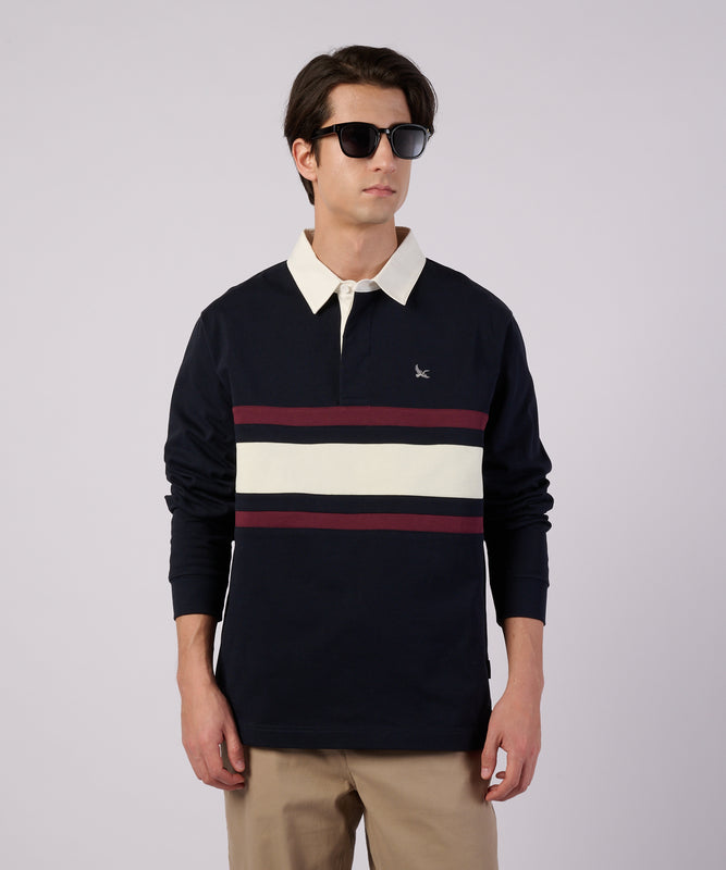 パネル ラグビーシャツ/PANEL RUGBY SHIRTS
