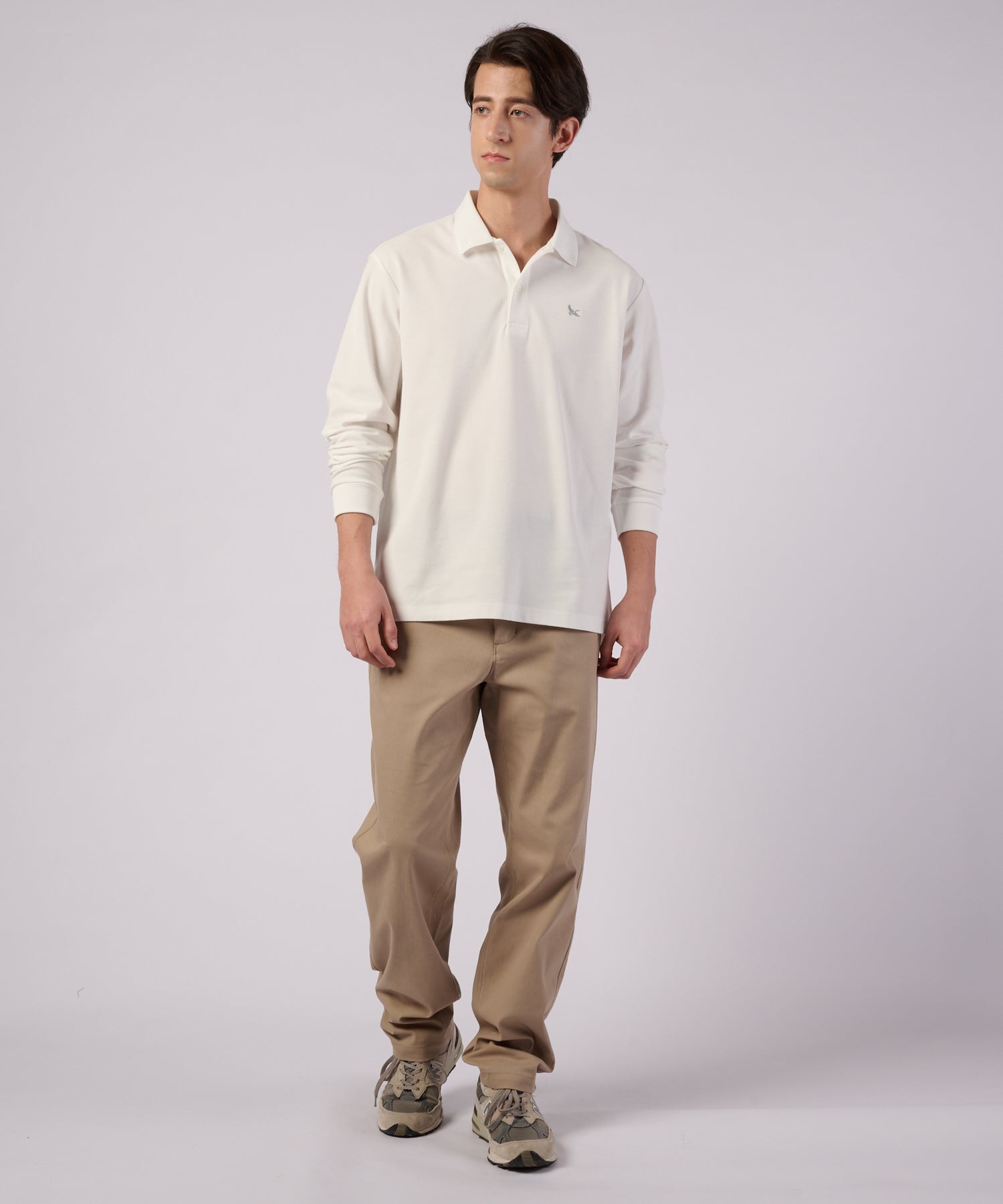 AFB COMPY LS POLO 完売品 AFB（エーエフビー） ポロシャツ COMFY LS POLO TEE メンズ : ZOZOTOWN