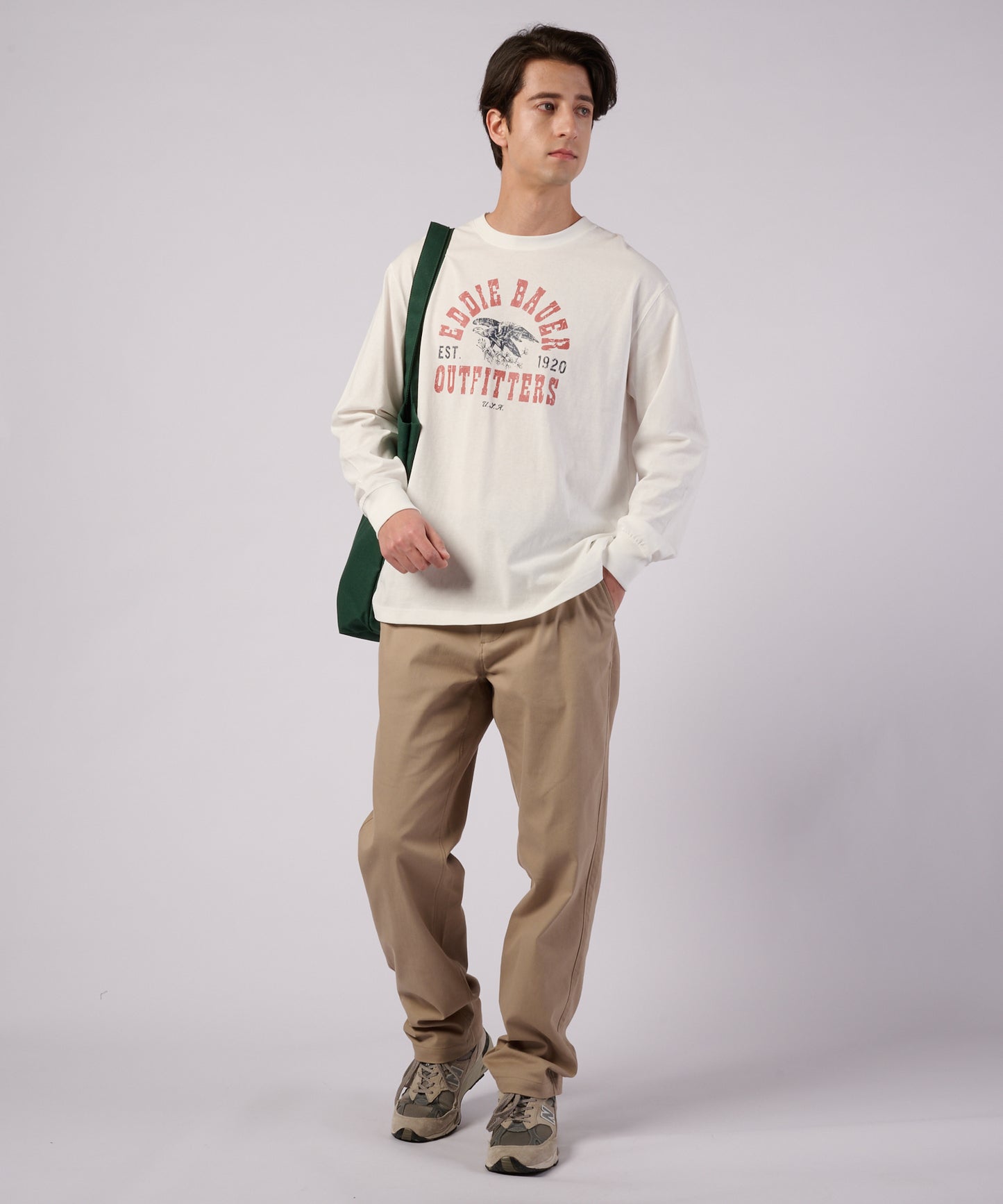 グラフィック 長袖Tシャツ/GRAPHIC LS TEE