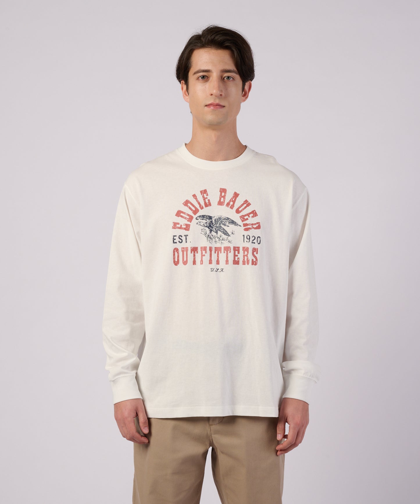 グラフィック 長袖Tシャツ/GRAPHIC LS TEE