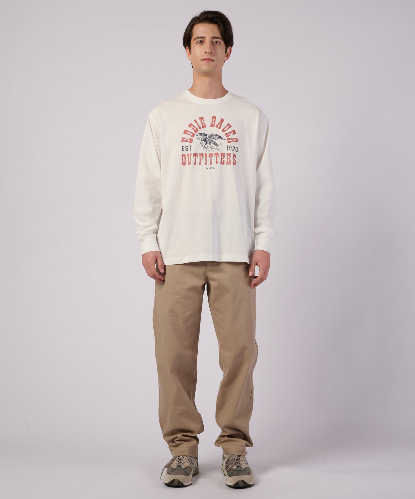グラフィック 長袖Tシャツ/GRAPHIC LS TEE