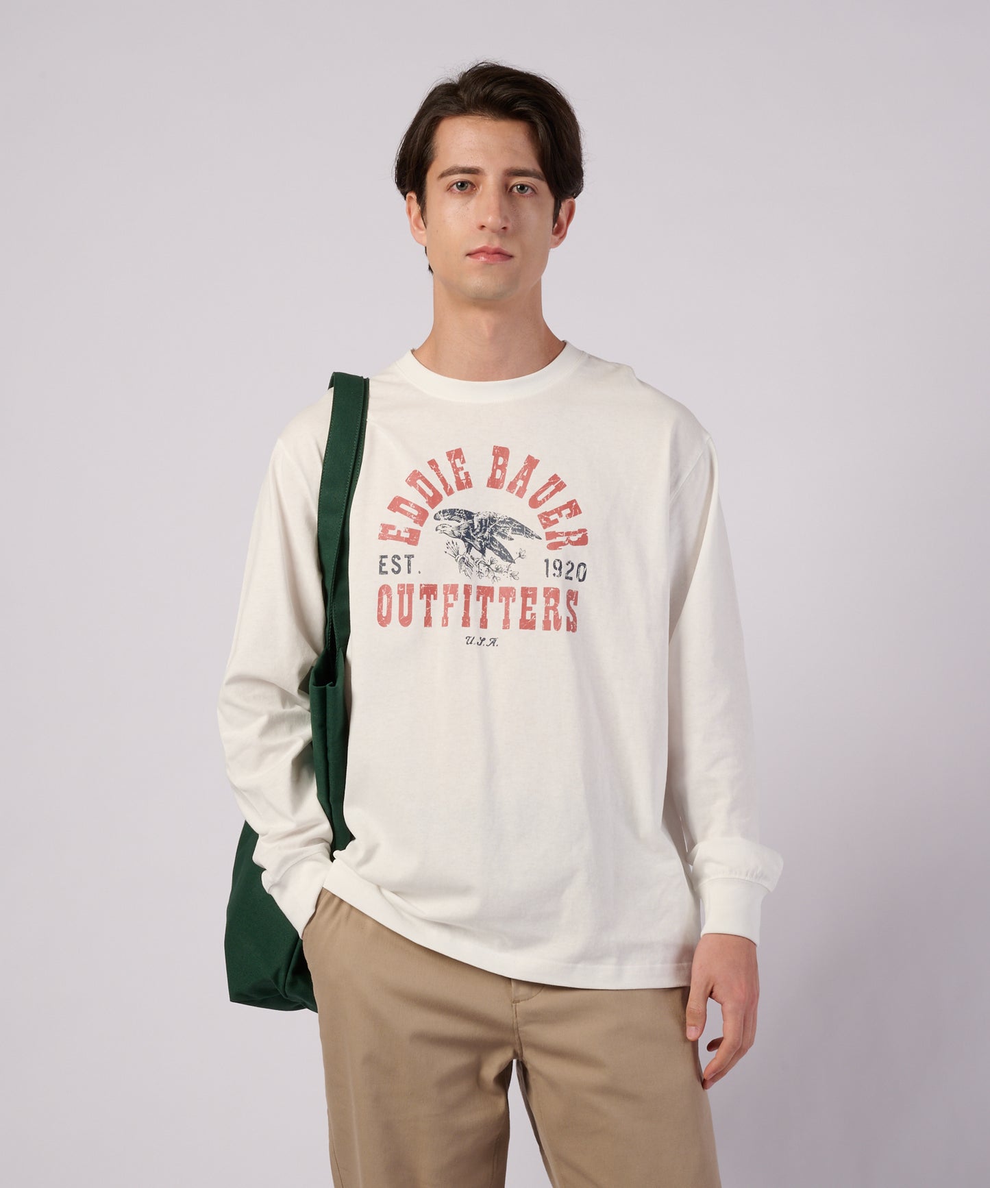 グラフィック 長袖Tシャツ/GRAPHIC LS TEE