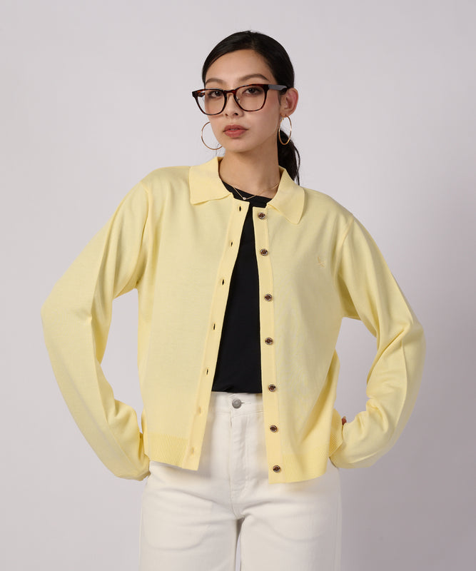 ファインゲージ カラー カーディガン/FINE GAUGE COLLAR CARDIGAN