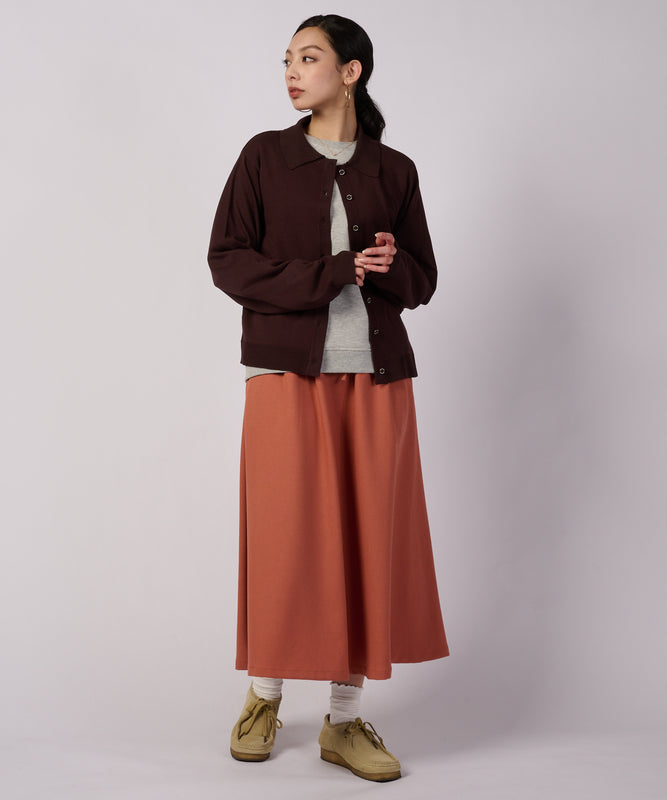 ファインゲージ カラー カーディガン/FINE GAUGE COLLAR CARDIGAN