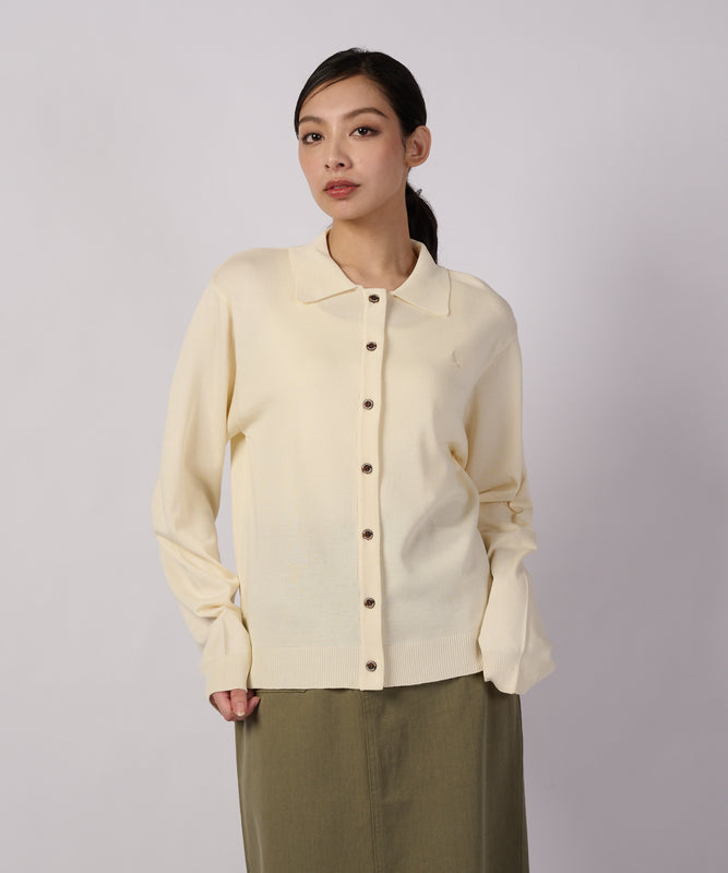 ファインゲージ カラー カーディガン/FINE GAUGE COLLAR CARDIGAN