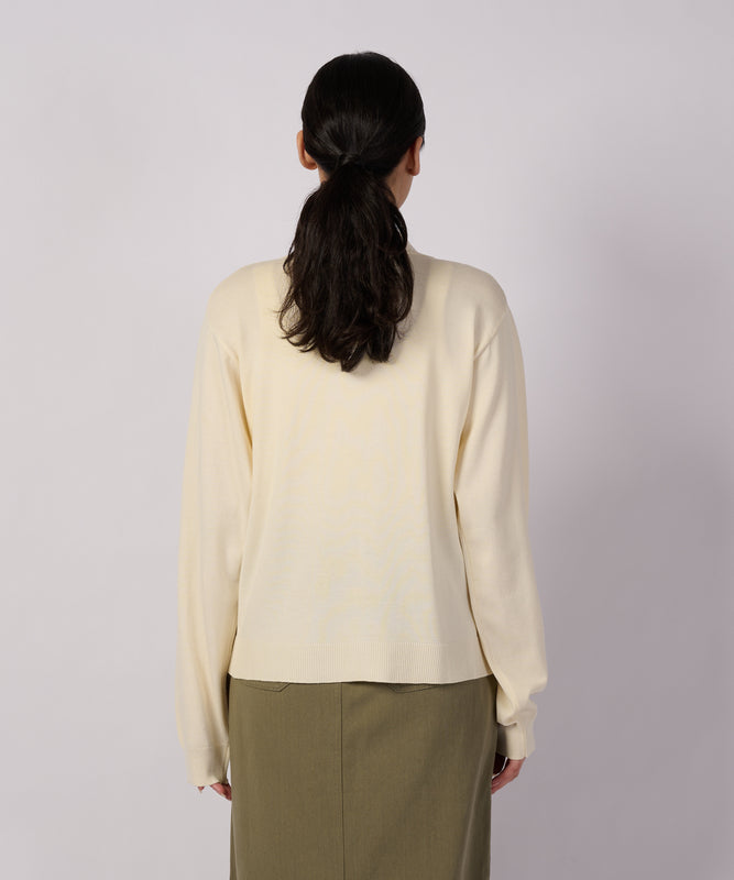 ファインゲージ カラー カーディガン/FINE GAUGE COLLAR CARDIGAN