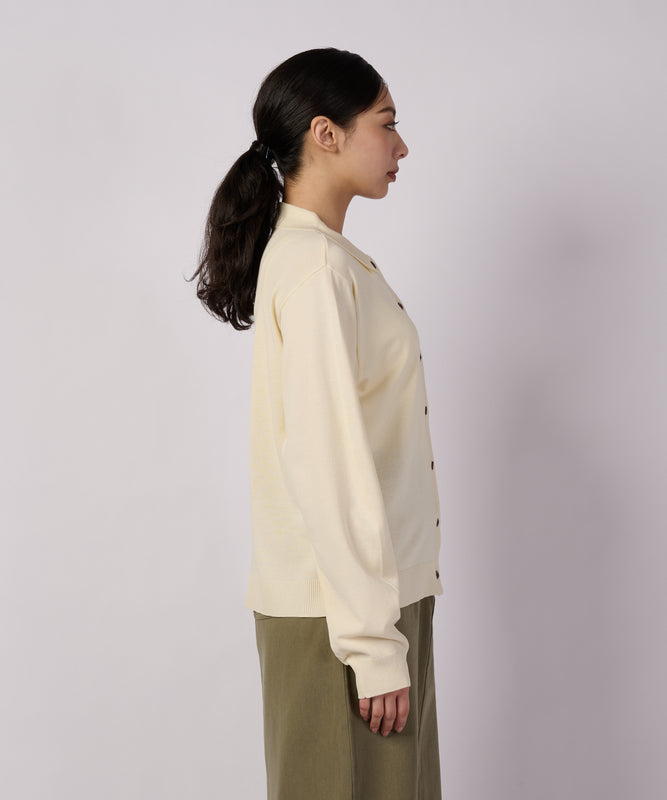 ファインゲージ カラー カーディガン/FINE GAUGE COLLAR CARDIGAN