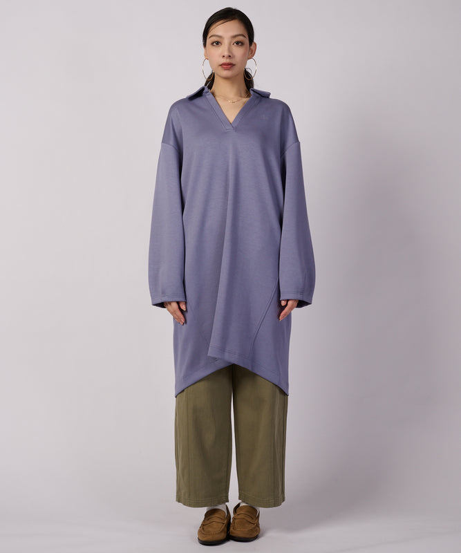 カラー スキッパー 長袖ワンピース/COLLARED SKIPPER LS DRESS
