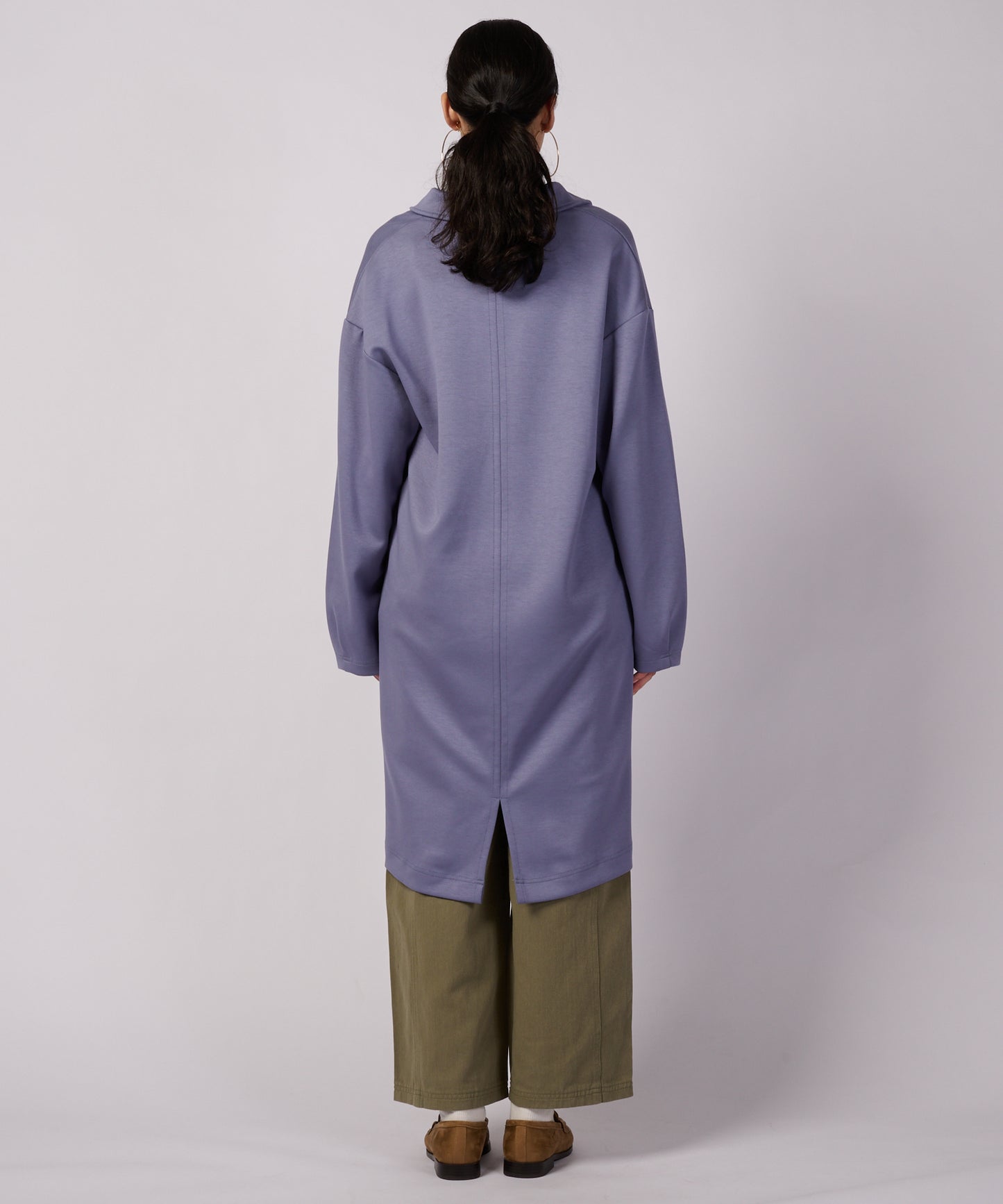 カラー スキッパー 長袖ワンピース/COLLARED SKIPPER LS DRESS