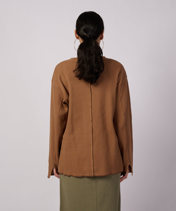 イージー ワッフル 長袖プルオーバー/EASY WAFFLE LS PULLOVER
