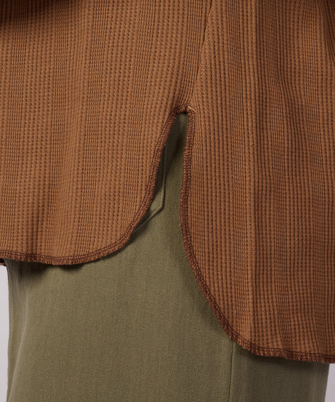 イージー ワッフル 長袖プルオーバー/EASY WAFFLE LS PULLOVER