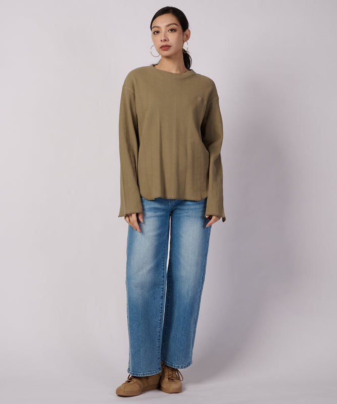 イージー ワッフル 長袖プルオーバー/EASY WAFFLE LS PULLOVER