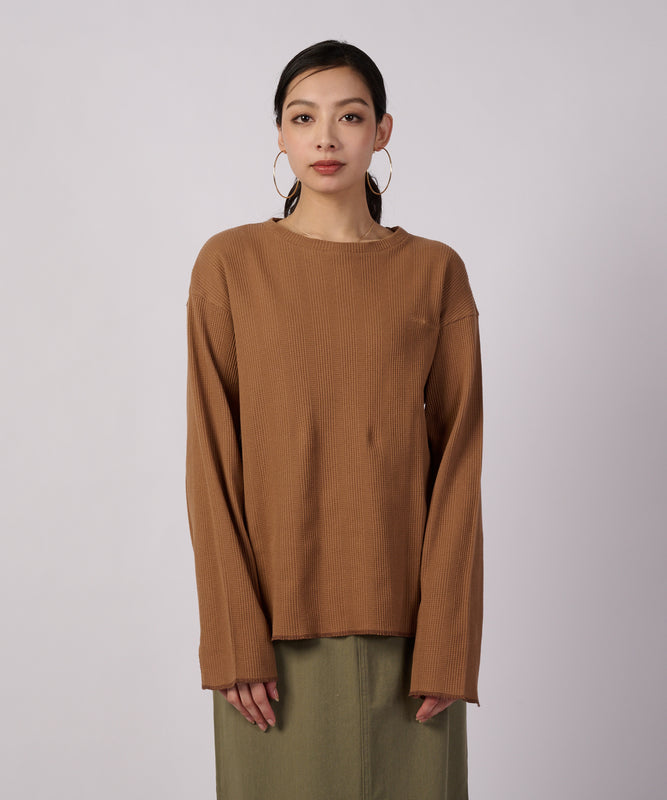 イージー ワッフル 長袖プルオーバー/EASY WAFFLE LS PULLOVER